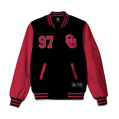 Oklahoma - NCAA Football : Alex Shieldnight - Bomber Jacket-0
