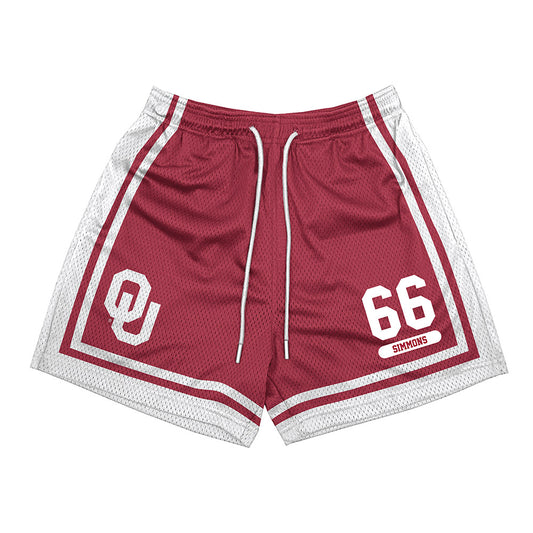 Oklahoma - NCAA Football : Derek Simmons - Shorts-0