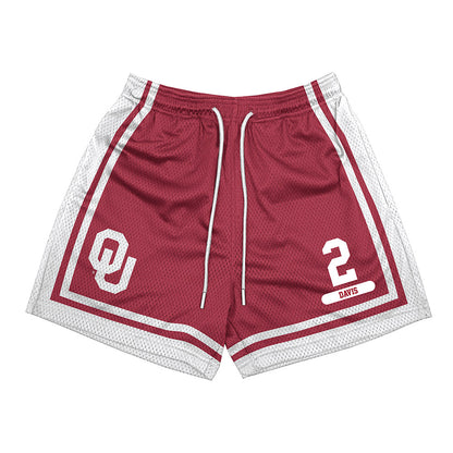 Oklahoma - NCAA Baseball : Myles Davis - Shorts-0