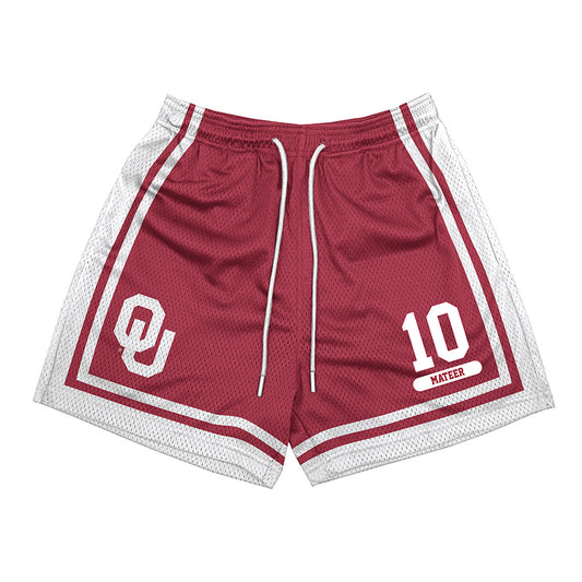 Oklahoma - NCAA Football : John Mateer - Shorts-0