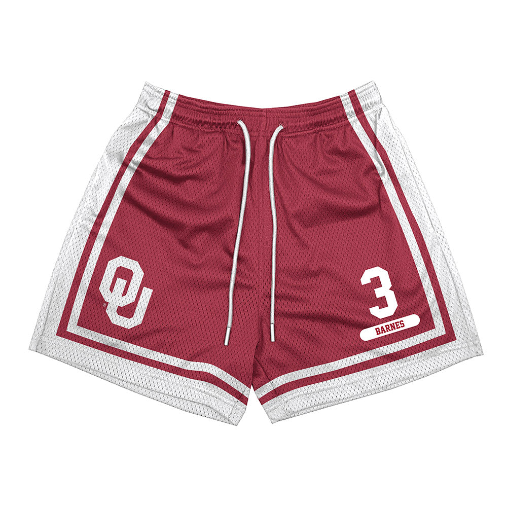 Oklahoma - NCAA Women's Volleyball : Tekoa Barnes - Shorts-0