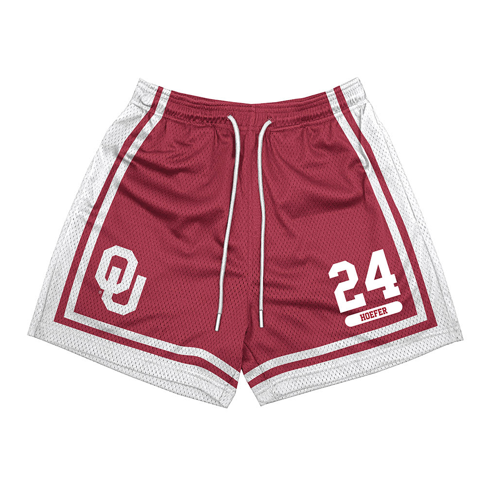 Oklahoma - NCAA Women's Soccer : Natalie Hoefer - Shorts-0