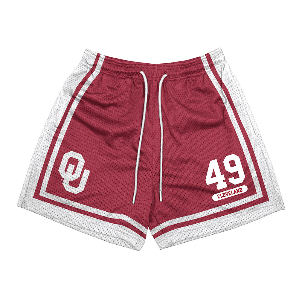 Oklahoma - NCAA Baseball : Jackson Cleveland - Shorts-0