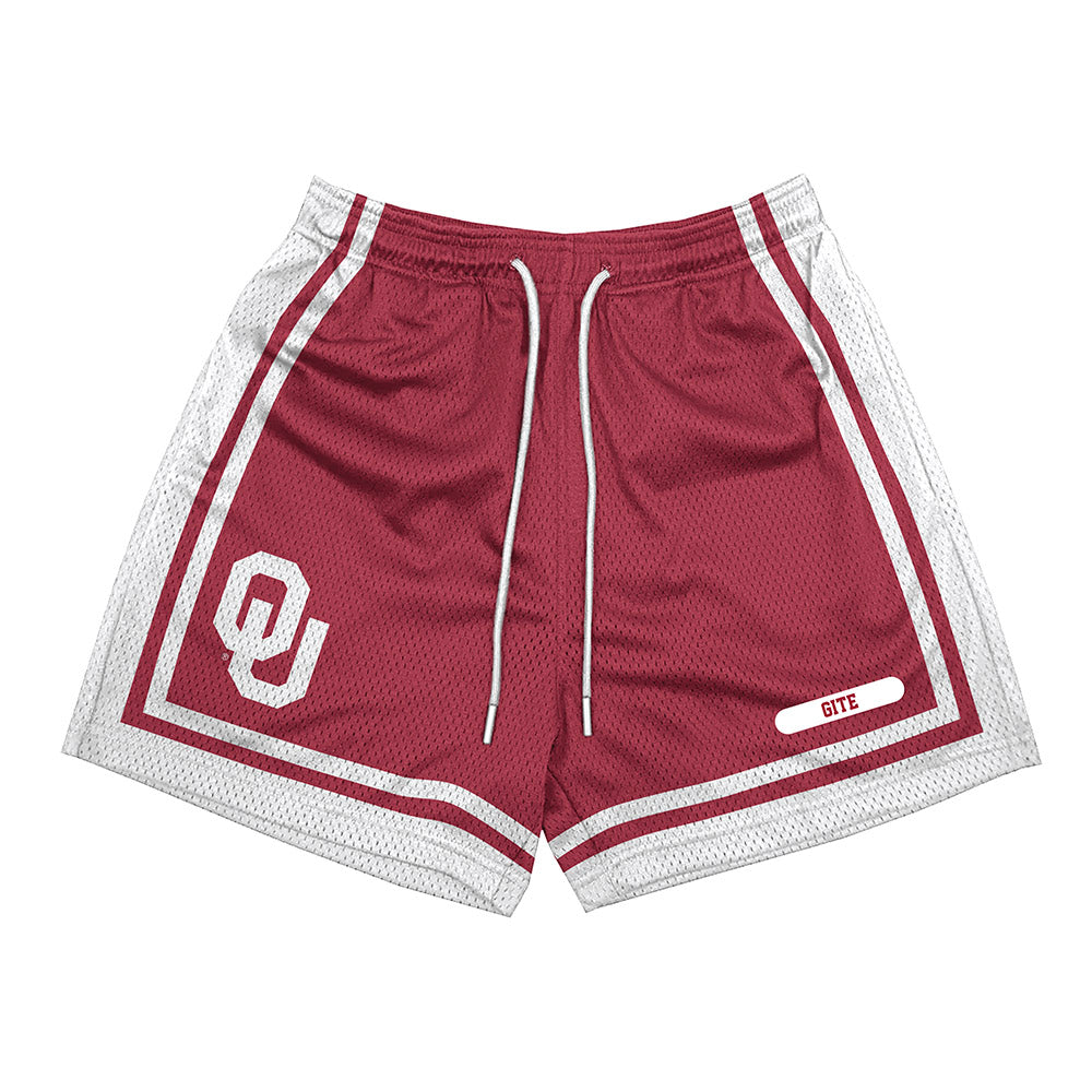 Oklahoma - NCAA Women's Track & Field : McCarley Gite - Shorts-0