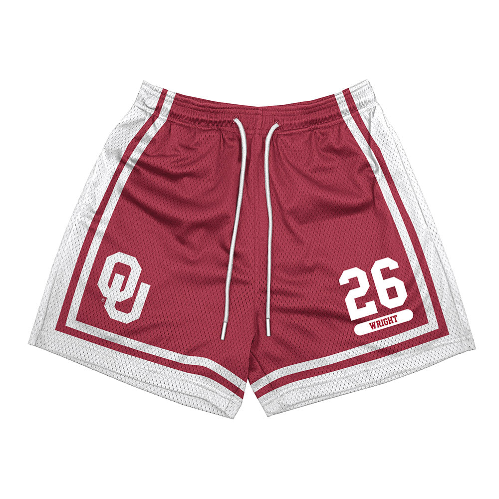 Oklahoma - NCAA Women's Soccer : Olivia Wright - Shorts-0