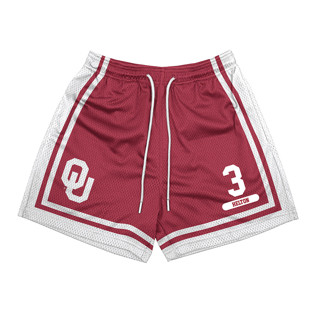 Oklahoma - NCAA Softball : Chaney Helton - Shorts-0