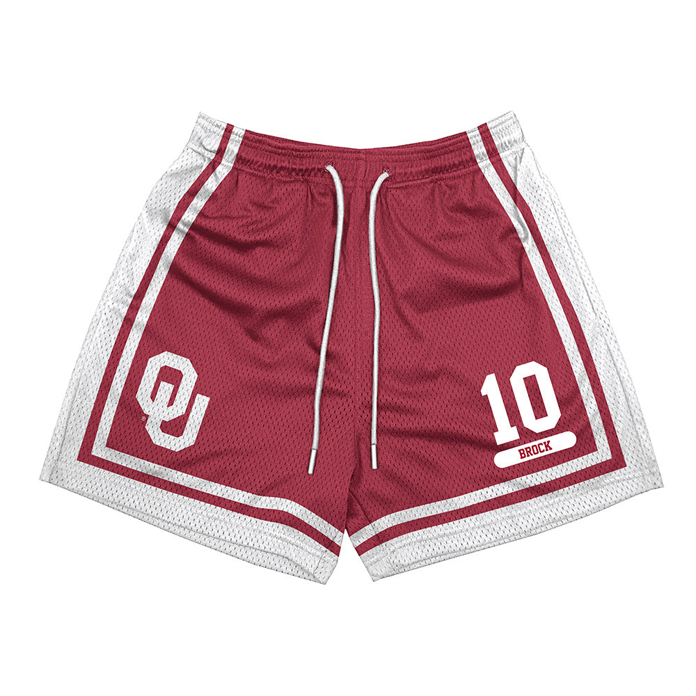 Oklahoma - NCAA Baseball : Brendan Brock - Shorts-0