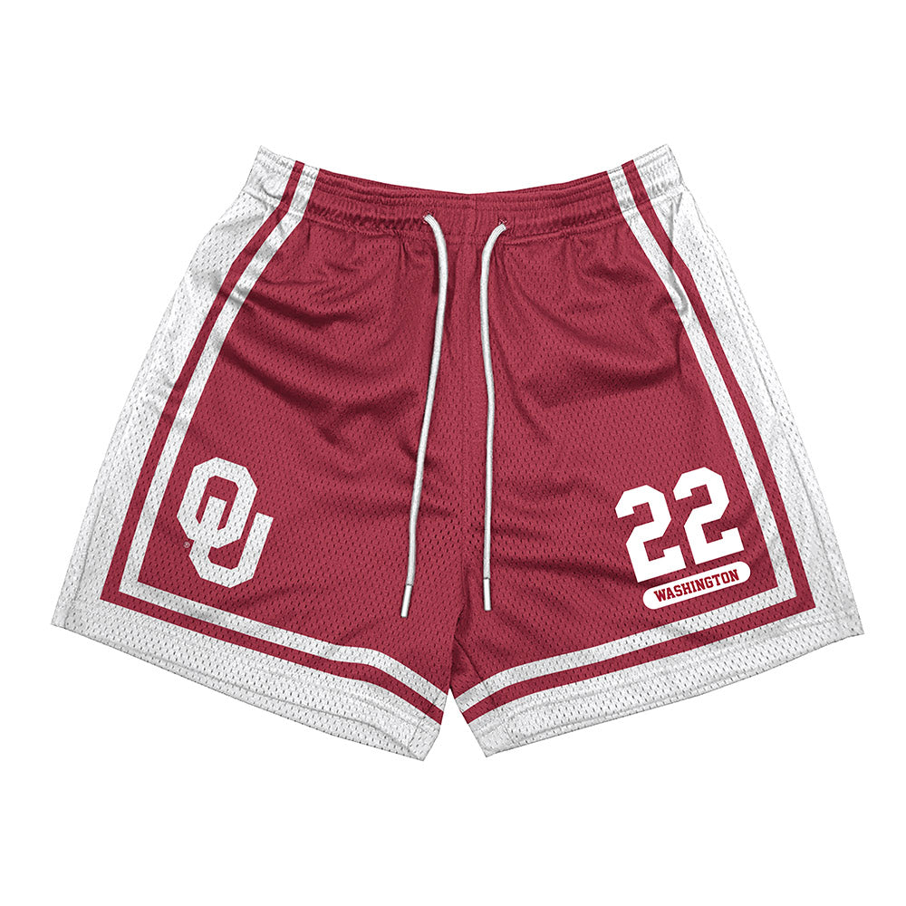 Oklahoma - NCAA Football : Trynae Washington - Shorts-0