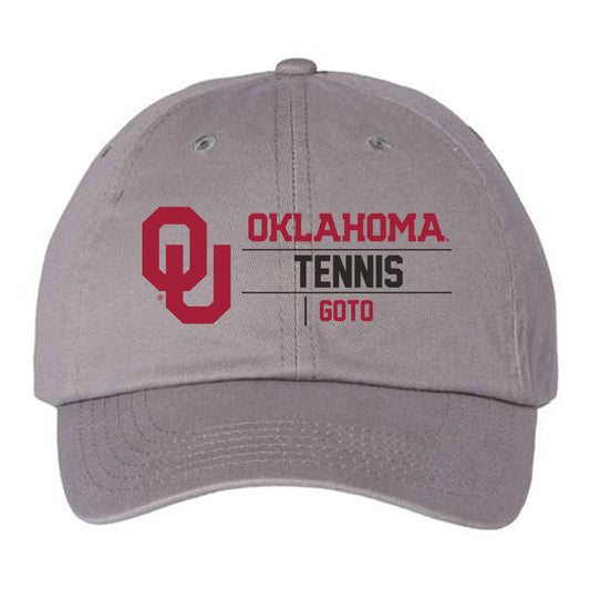 Oklahoma - NCAA Women's Tennis : Reina Goto - Dad Hat-0
