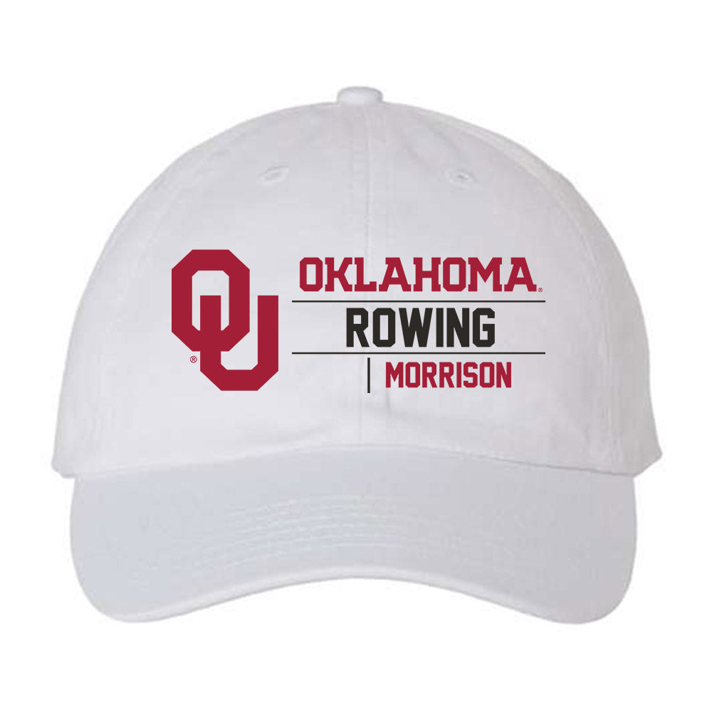 Oklahoma - NCAA Women's Rowing : Emma Morrison - Dad Hat-0