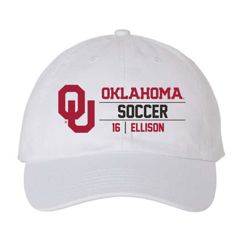 Oklahoma - NCAA Women's Soccer : Ariana Ellison - Dad Hat-0