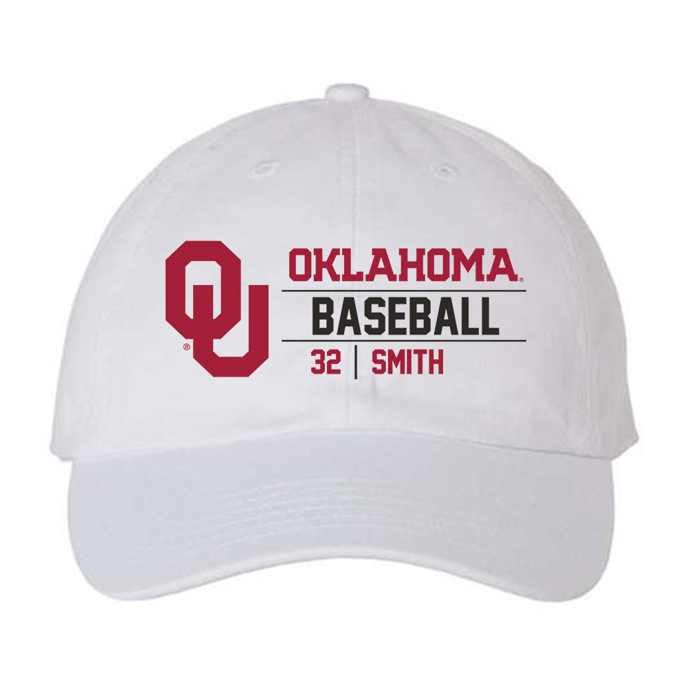 Oklahoma - NCAA Baseball : Brisco Smith - Dad Hat-0