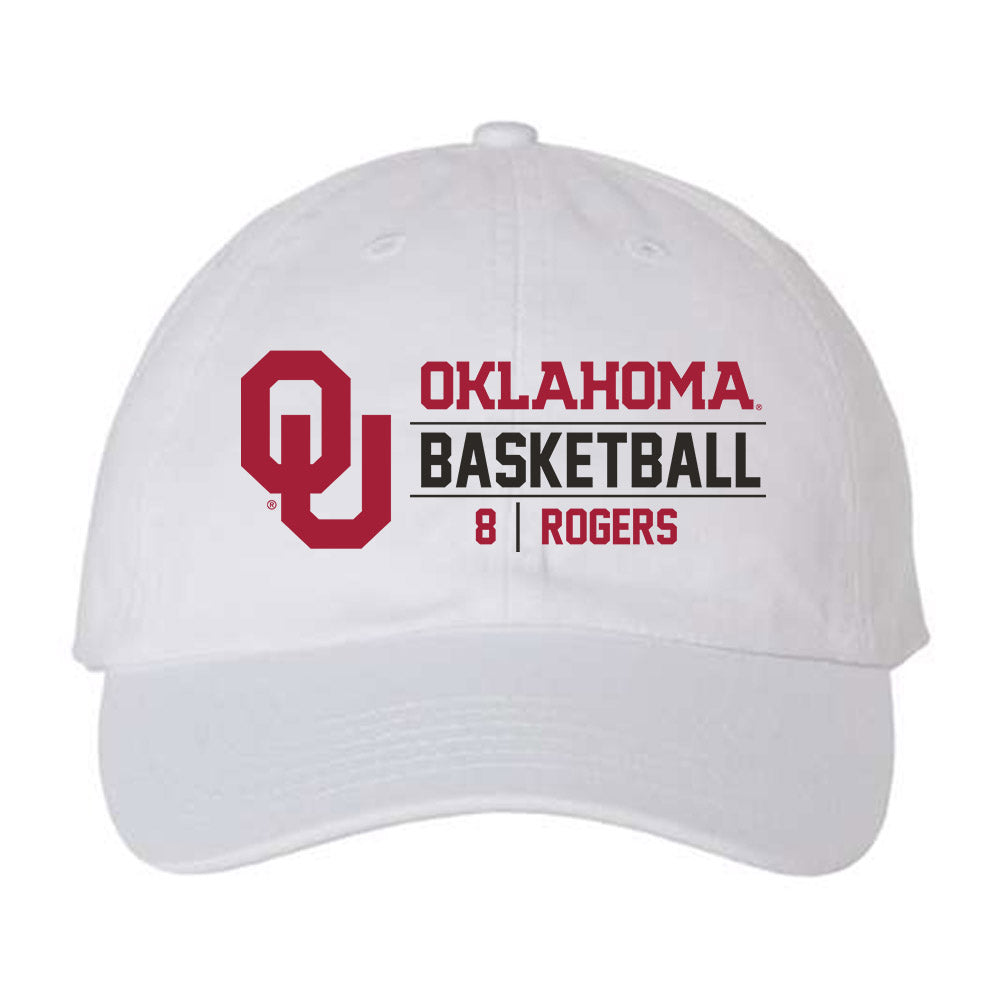 Oklahoma - NCAA Men's Basketball : Kai Rogers - Dad Hat-0