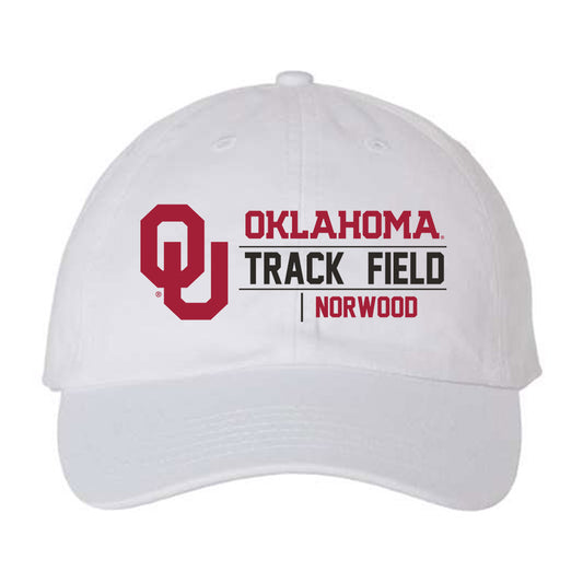 Oklahoma - NCAA Women's Track & Field : Amiyah Norwood - Dad Hat-0