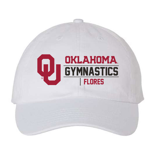 Oklahoma - NCAA Men's Gymnastics : Tyler Flores - Dad Hat-0