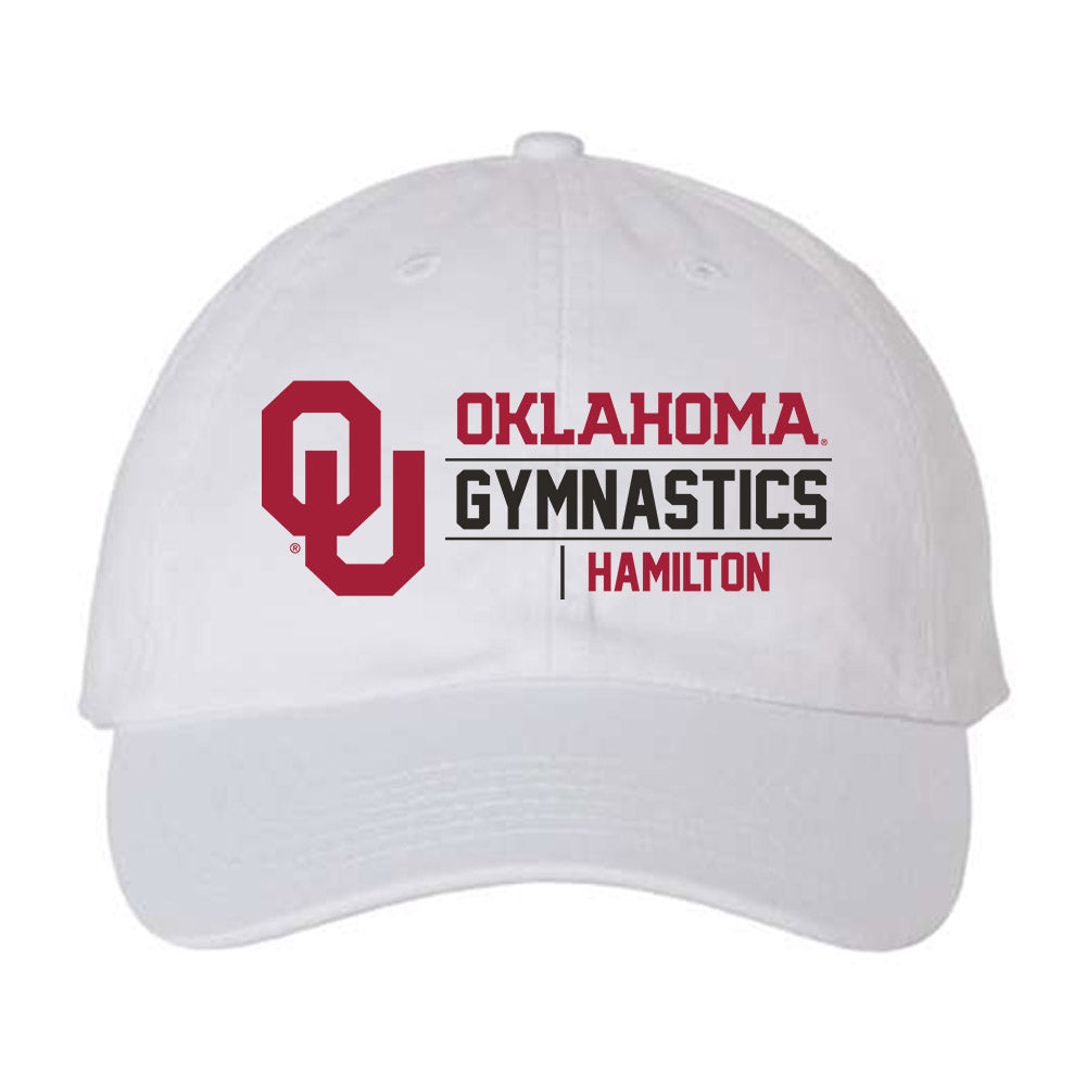 Oklahoma - NCAA Men's Gymnastics : Nico Hamilton - Dad Hat-0