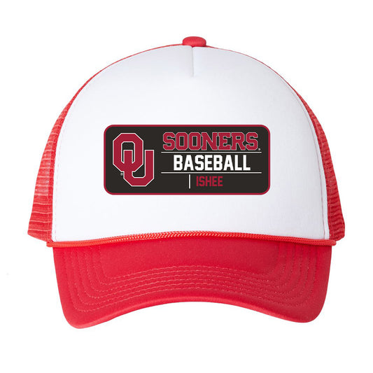 Oklahoma - NCAA Baseball : Parker Ishee - Trucker Hat-0