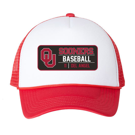 Oklahoma - NCAA Baseball : ANTHONY DEL ANGEL - Trucker Hat-0