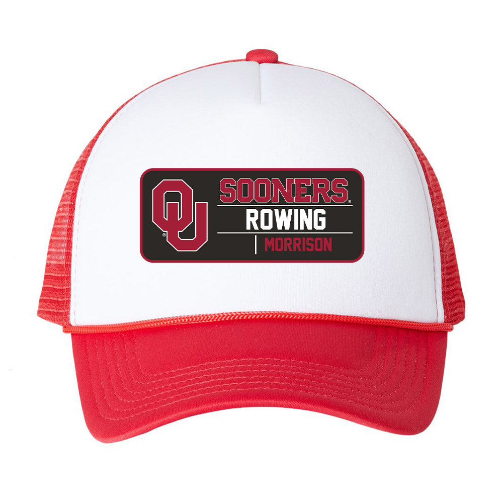 Oklahoma - NCAA Women's Rowing : Emma Morrison - Trucker Hat-0