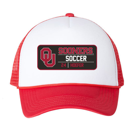 Oklahoma - NCAA Women's Soccer : Natalie Hoefer - Trucker Hat-0
