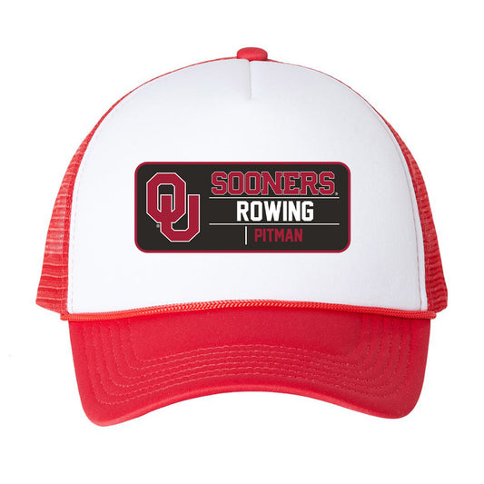 Oklahoma - NCAA Women's Rowing : Mattie Pitman - Trucker Hat-0