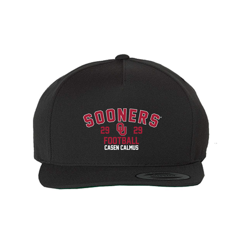 Oklahoma - NCAA Football : Casen Calmus - Snapback Hat