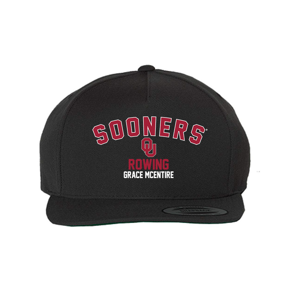 Oklahoma - NCAA Women's Rowing : Grace McEntire - Snapback Hat-0