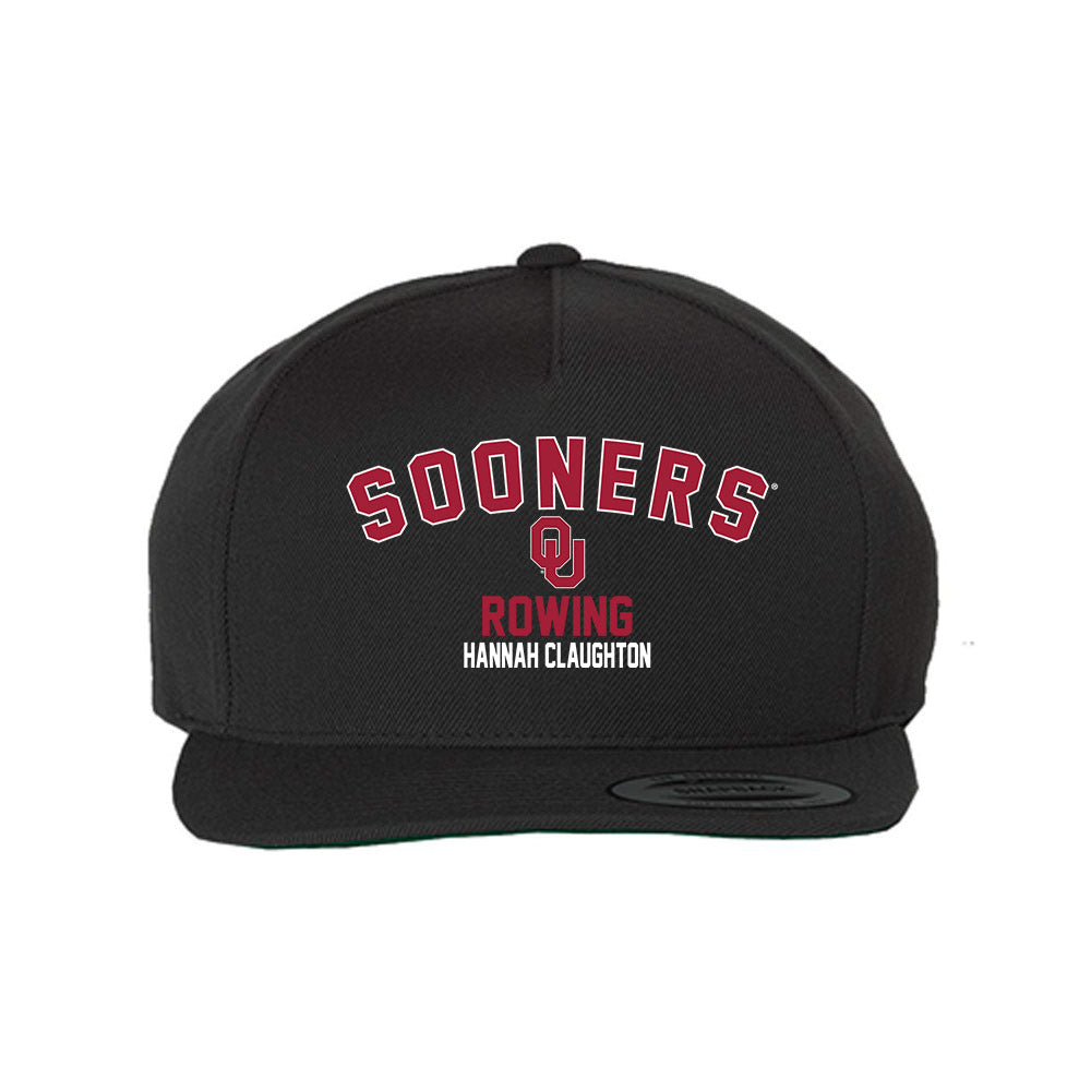 Oklahoma - NCAA Women's Rowing : Hannah Claughton - Snapback Hat-0