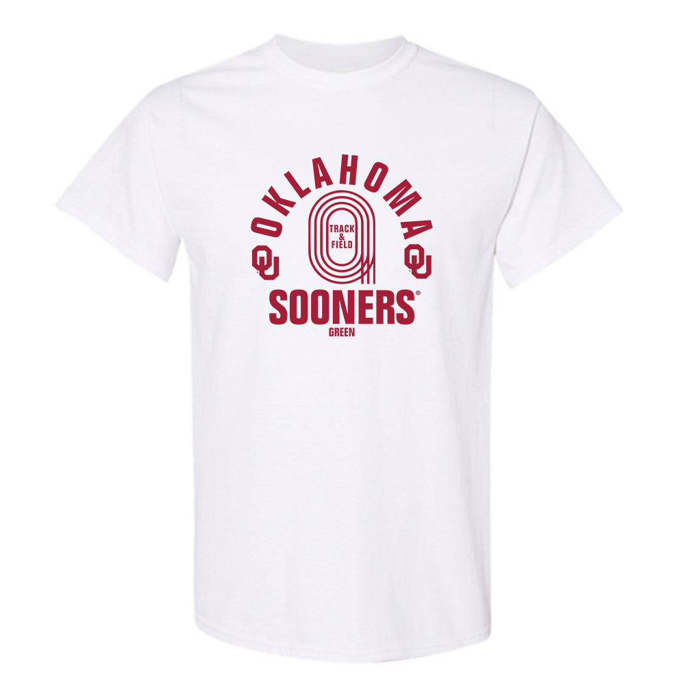 Oklahoma - NCAA Men's Track & Field : Bj Green - T-Shirt Sports Shersey