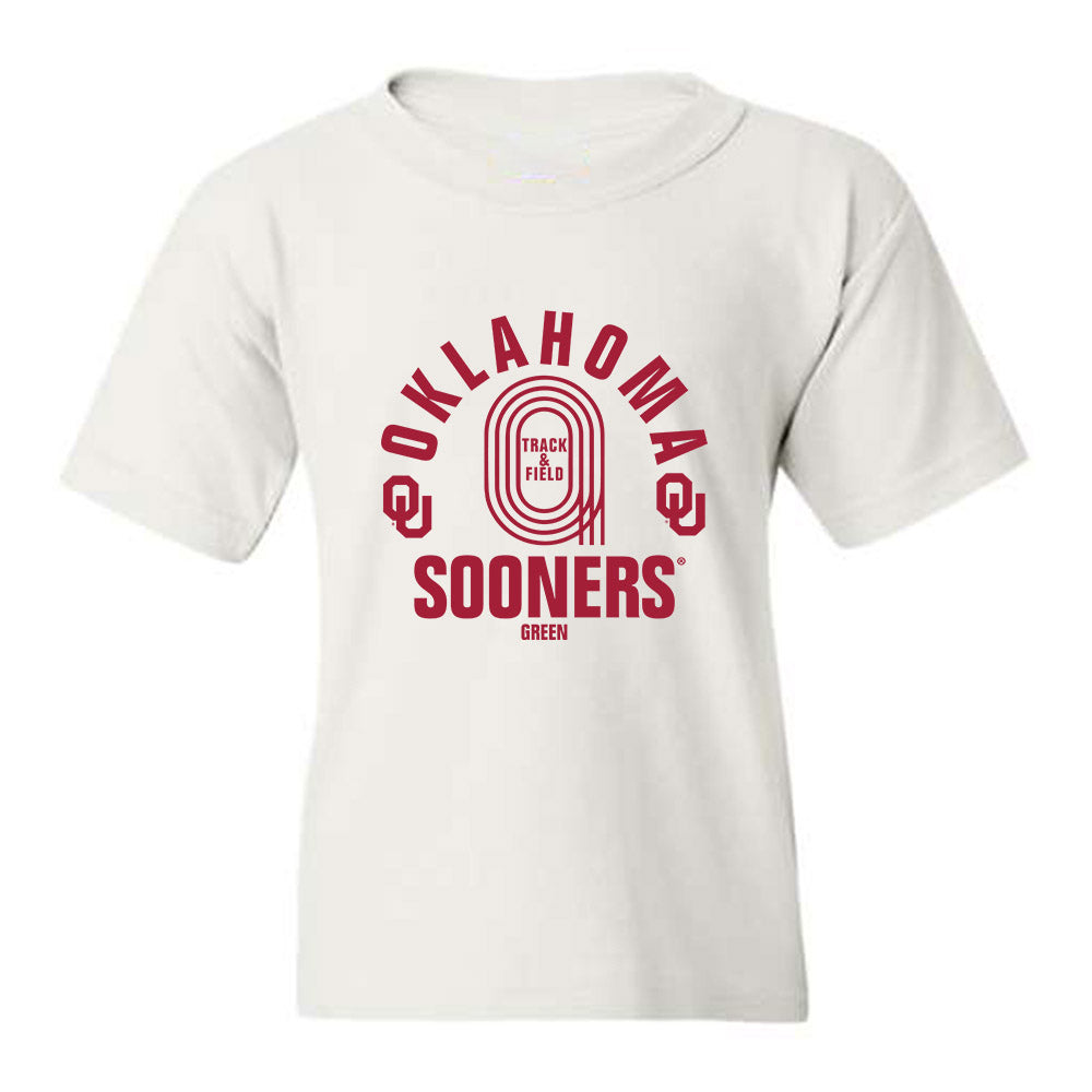 Oklahoma - NCAA Men's Track & Field : Bj Green - Youth T-Shirt Sports Shersey