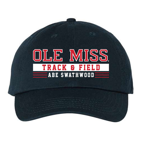 Ole Miss - NCAA Men's Track & Field : Abe Swathwood - Dad Hat-0