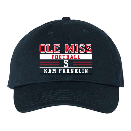 Ole Miss - NCAA Football : Kam Franklin - Dad Hat-0