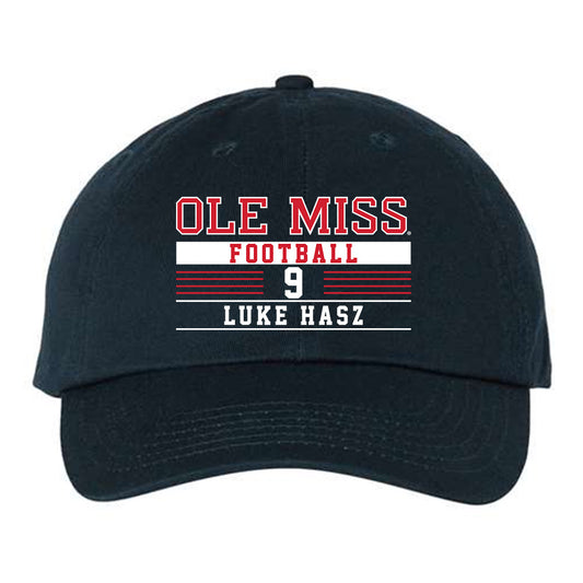 Ole Miss - NCAA Football : Luke Hasz - Dad Hat-0