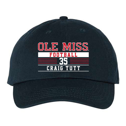 Ole Miss - NCAA Football : Craig Tutt - Dad Hat-0