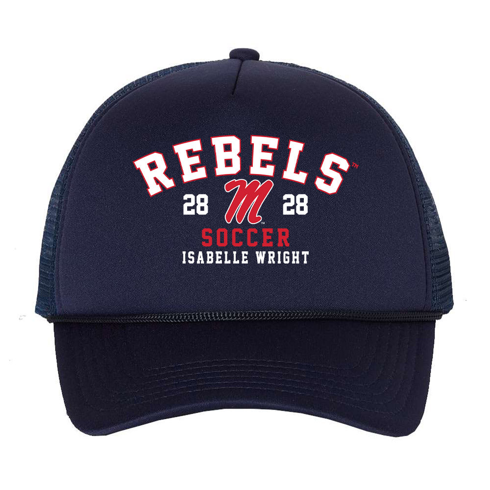Ole Miss - NCAA Women's Soccer : Isabelle Wright - Trucker Hat-0