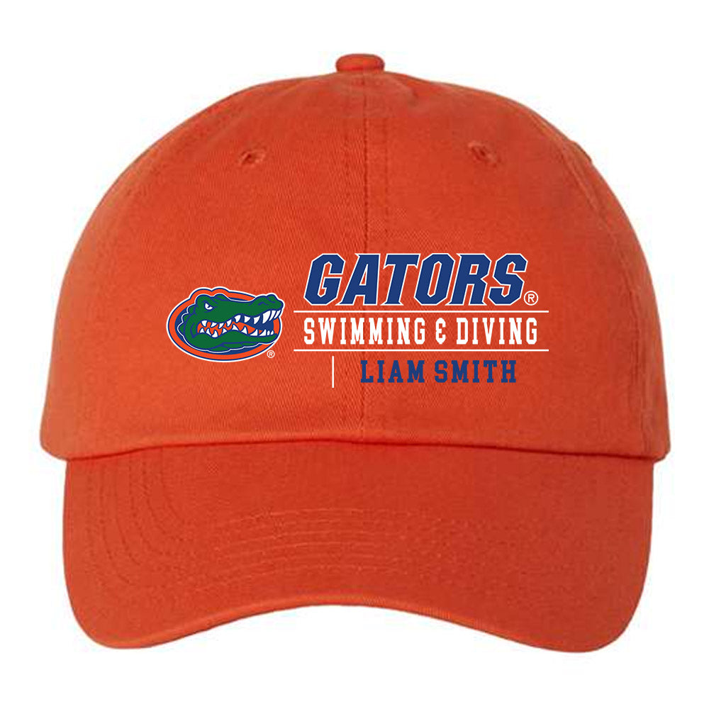 Florida - NCAA Men's Swimming & Diving : Liam Smith - Dad Hat-0