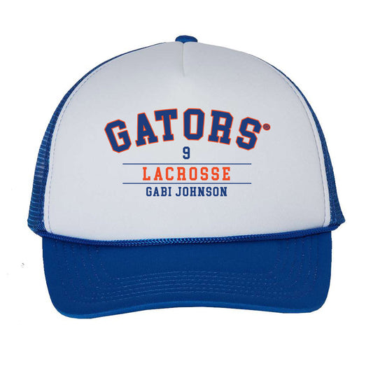 Florida - NCAA Women's Lacrosse : Gabi Johnson - Trucker Hat-0