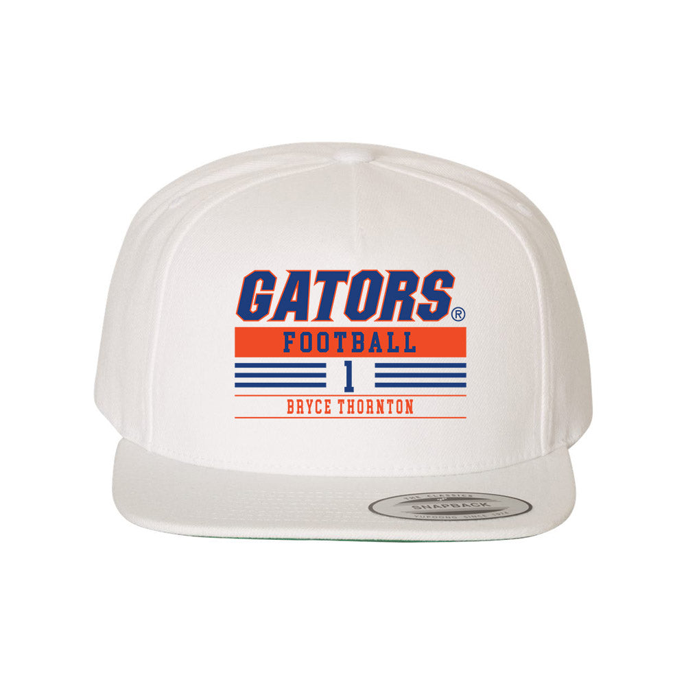 Florida - NCAA Football : Bryce Thornton - Snapback Hat-0