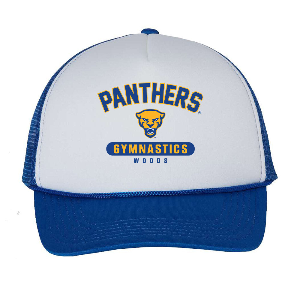 Pittsburgh - NCAA Women's Gymnastics : Isabella Woods - Trucker Hat-0