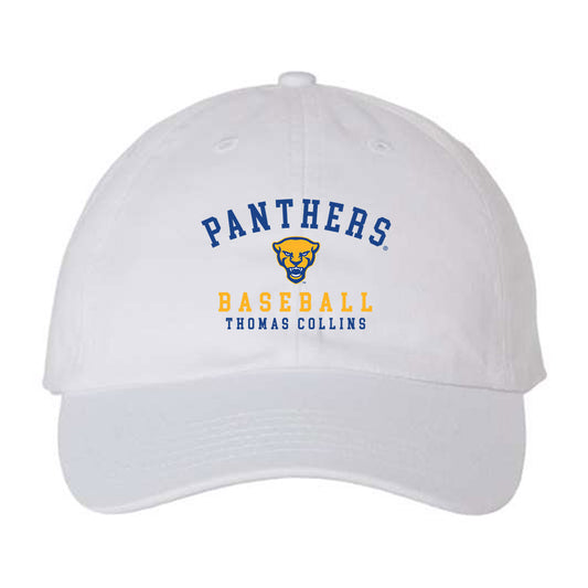 Pittsburgh - NCAA Baseball : Thomas Collins - Dad Hat-0