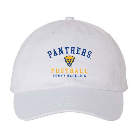 Pittsburgh - NCAA Football : Benny Haselrig - Dad Hat-0