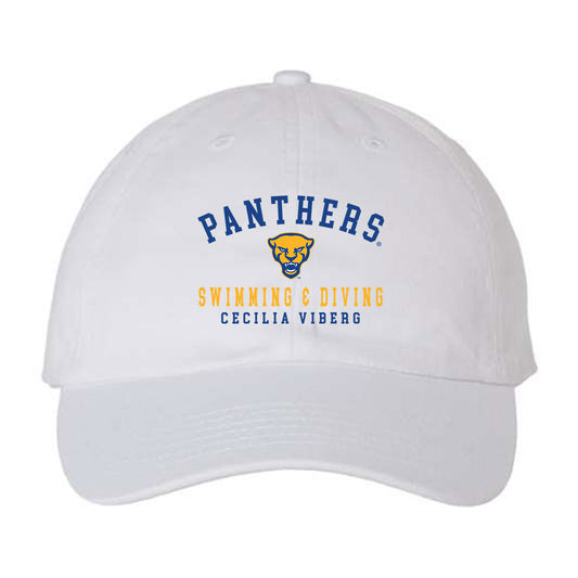 Pittsburgh - NCAA Women's Swimming & Diving : Cecilia Viberg - Dad Hat-0