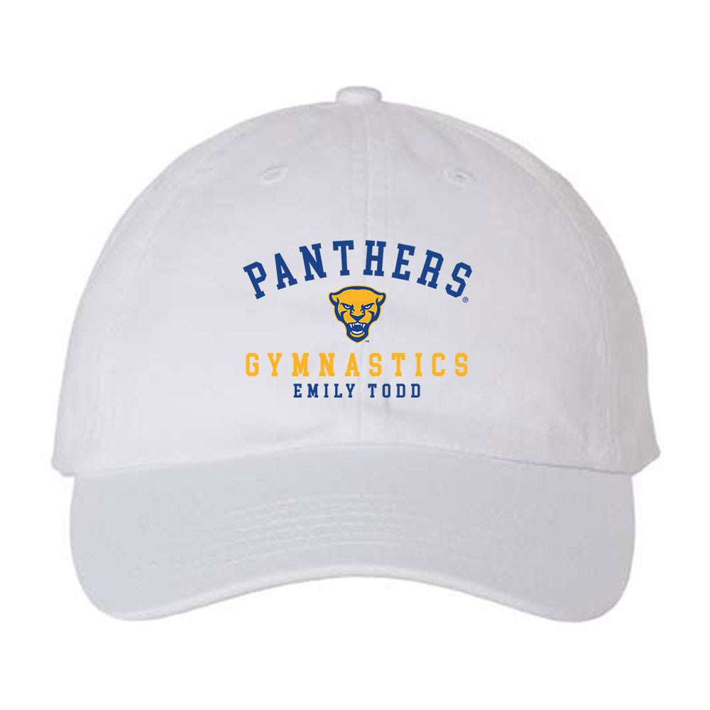 Pittsburgh - NCAA Women's Gymnastics : Emily Todd - Dad Hat-0