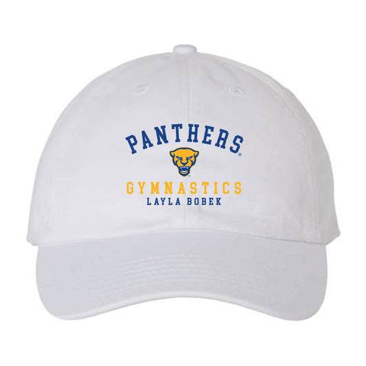 Pittsburgh - NCAA Women's Gymnastics : Layla Bobek - Dad Hat-0