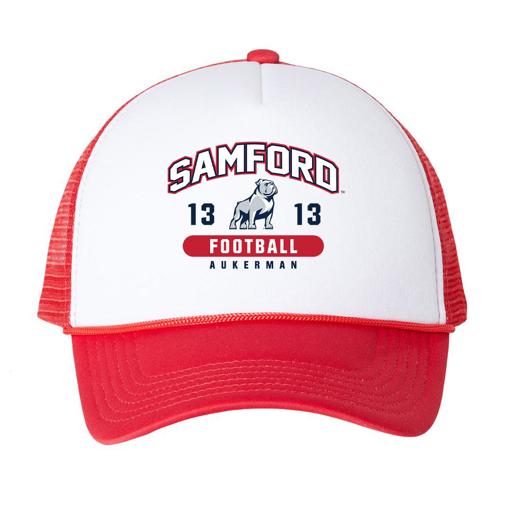 Samford - NCAA Football : Cayden Aukerman - Trucker Hat-0