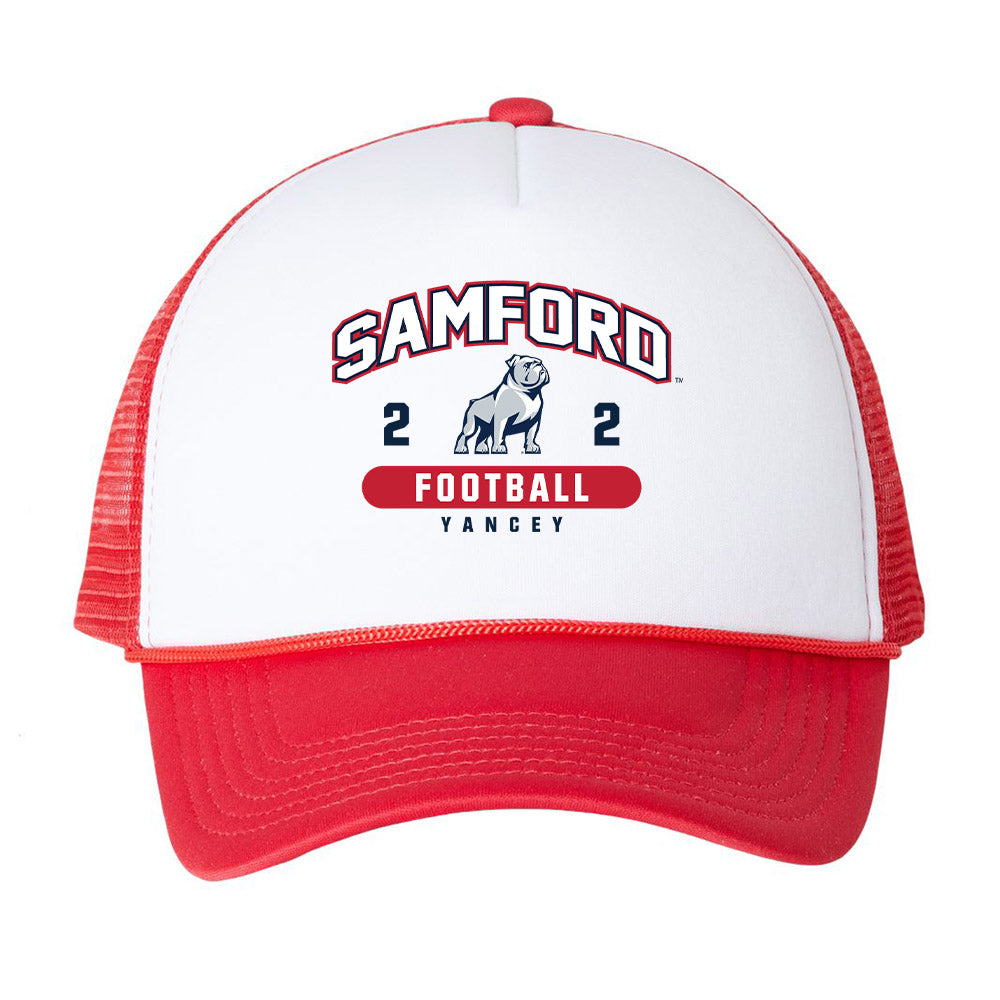 Samford - NCAA Football : David Yancey - Trucker Hat-0