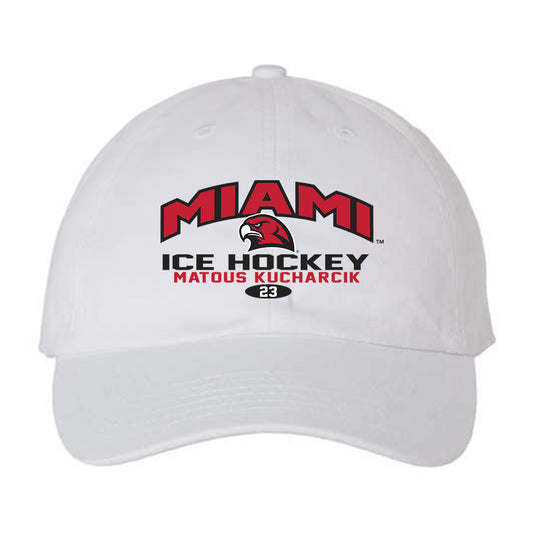 Miami of Ohio - NCAA Men's Ice Hockey : Matous Kucharcik - Dad Hat-0