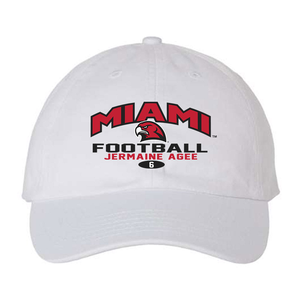 Miami of Ohio - NCAA Football : Jermaine Agee - Dad Hat-0