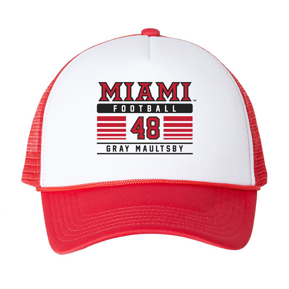 Miami of Ohio - NCAA Football : Gray Maultsby - Trucker Hat-0
