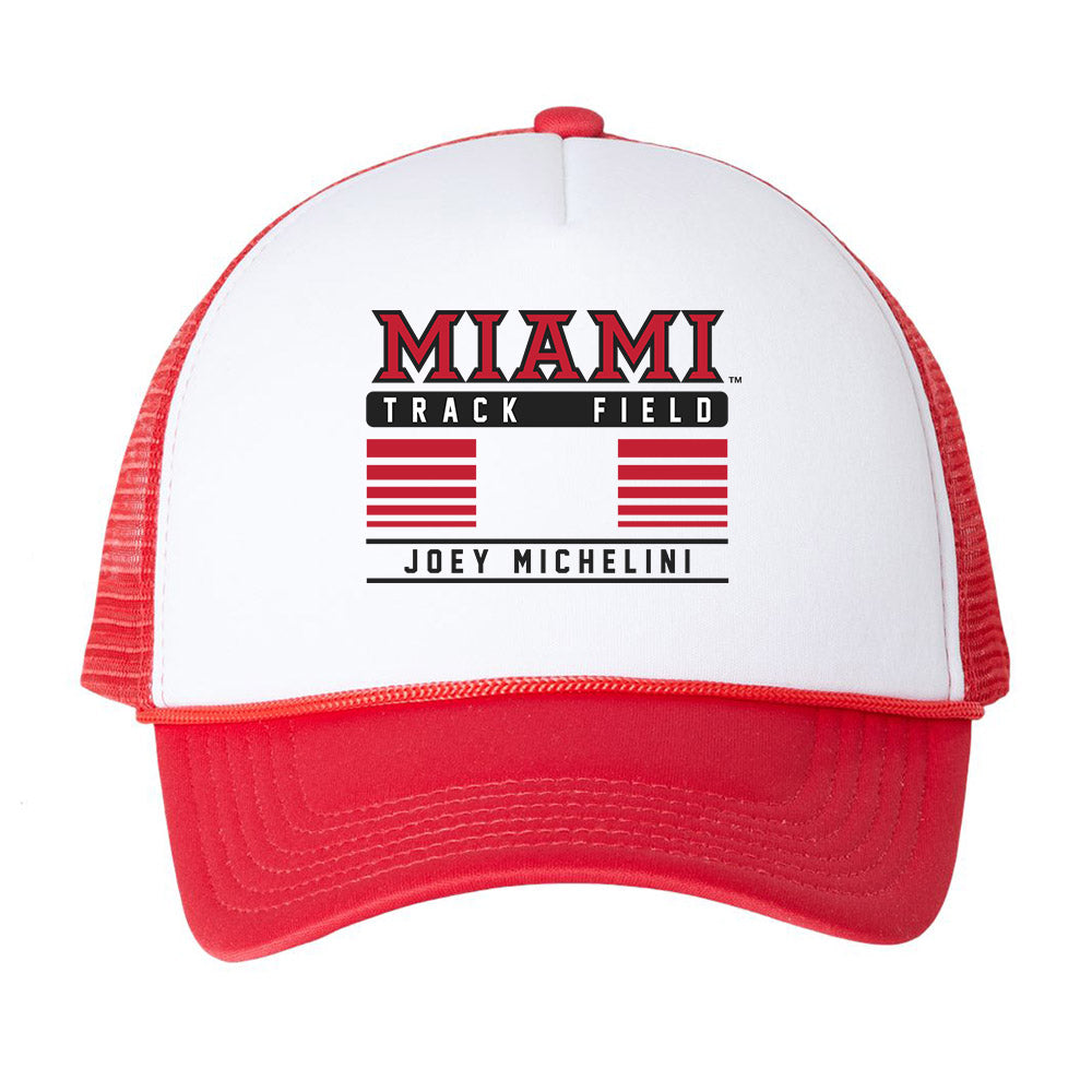 Miami of Ohio - NCAA Men's Track & Field : Joey Michelini - Trucker Hat-0